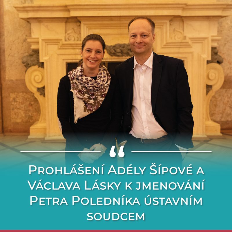 Prohlášení k nominaci Petra Poledníka ústavním soudcem