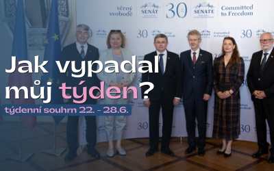 Co přinesl poslední červnový týden v Senátu? 22.–28. června 2026