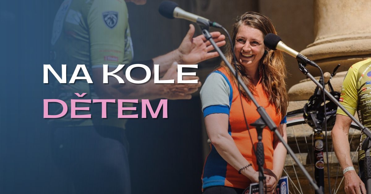 Na kole dětem: každý kilometr může pomáhat