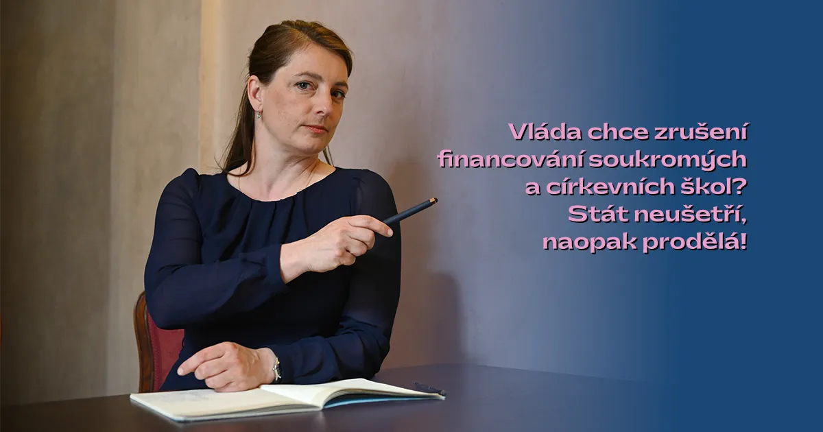 Zrušení financování soukromých škol - stát prodělá